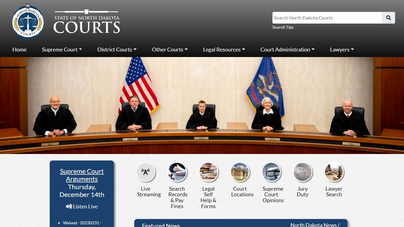 North Dakota Court System